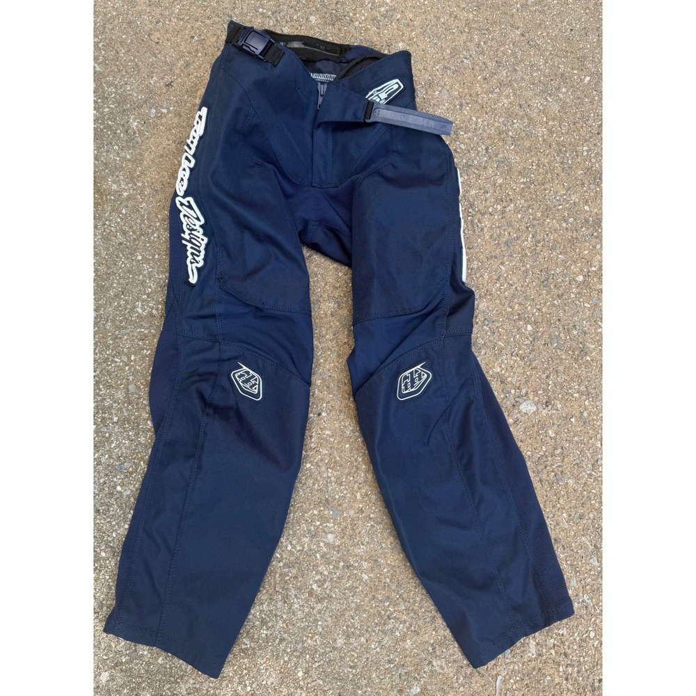 Troy Lee Designs GP Navy Blue Motocross Racing Pants Kids Youth Size 22